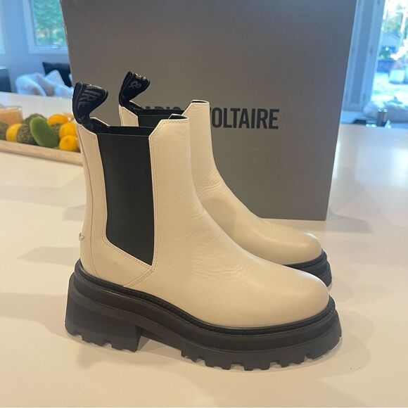 Zadig & Voltaire Chelsea Ride Boots NEW Size 37 - Picture 9 of 12
